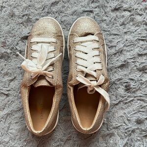 express gold sneakers